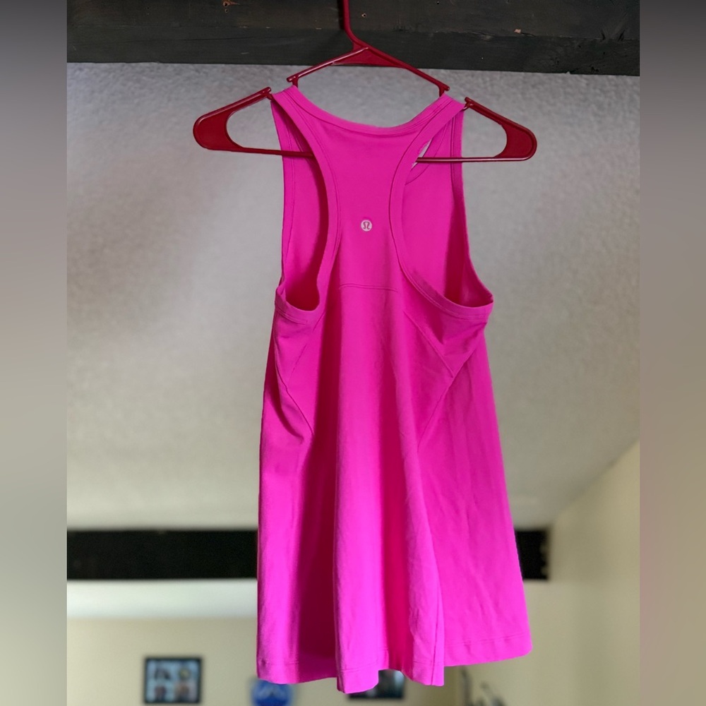 Pink Lululemon Athletic Tank Top